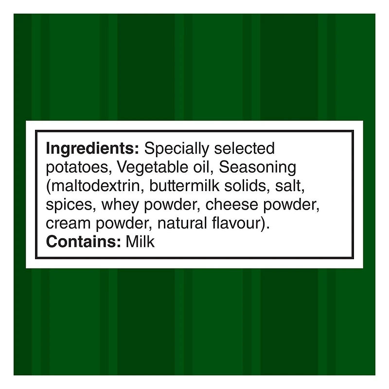 Miss Vickie’s croustilles assaisonnées cuites à la marmite Fromage et poivre 190 g.