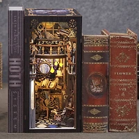 Tradeopia 3D Wooden Puzzle Nebula Common Room DIY Book Nook Kit