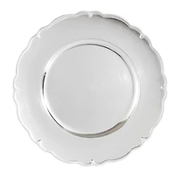 Assiette de présentation 33cm Holiday Time de couleur Argent