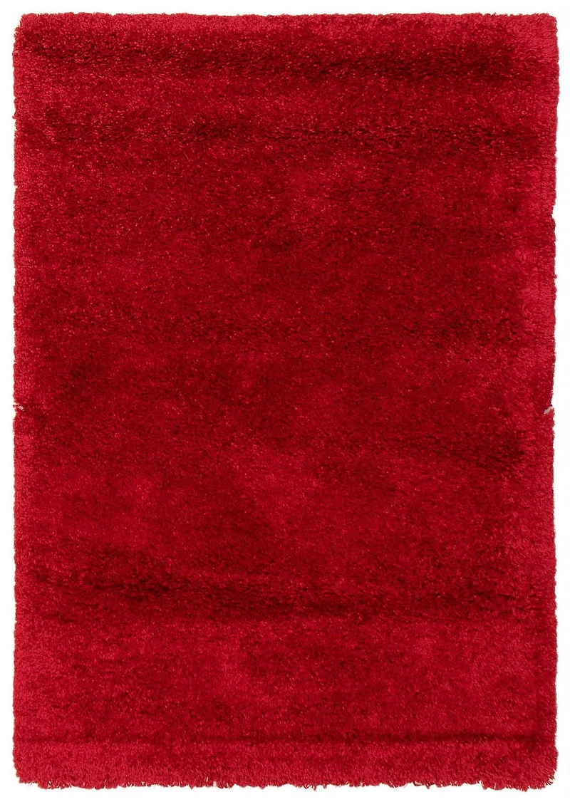 ECARPET Lotus Mod Red Shag 4'0" x 5'7"