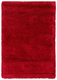 ECARPET Lotus Mod Red Shag 4'0" x 5'7"