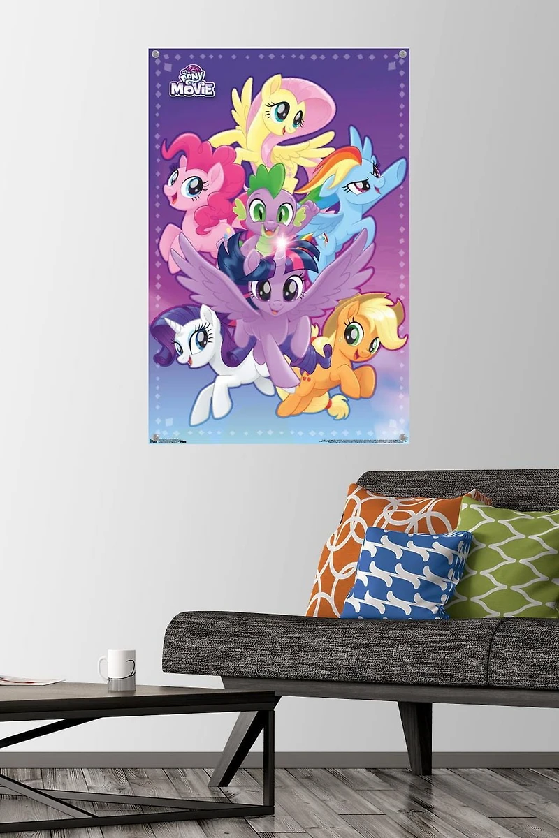 Hasbro My Little Pony Movie - Adventure Wall Poster, 14.725" x 22.375"