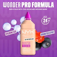 NYX Professional Makeup Make 'Em Wonder Fond de Teint Mat Naturel, Teinte: Natural Beige