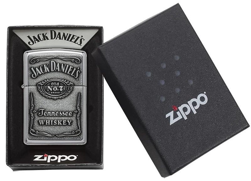 Zippo Jack Daniel’s Label-Pewter Emblem (250JD.427)