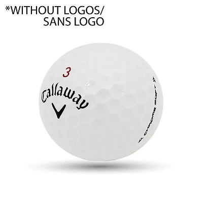 Mulligan - 48 balles de golf récupérées Callaway Chrome Soft 5A Pristine, Blanc