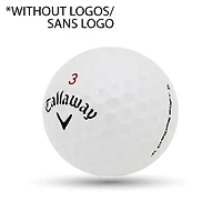 Mulligan - 48 balles de golf récupérées Callaway Chrome Soft 5A Pristine, Blanc