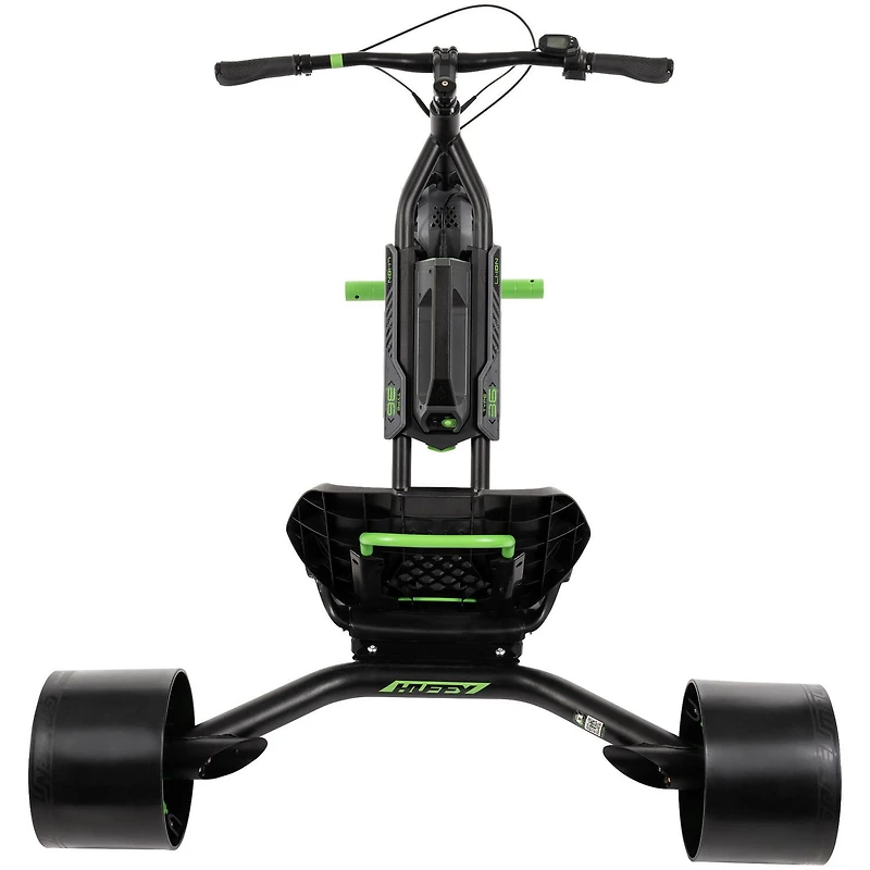 Green Machine de Huffy, Trike à dérive électrique de 36 Volts, noir, pour adultes