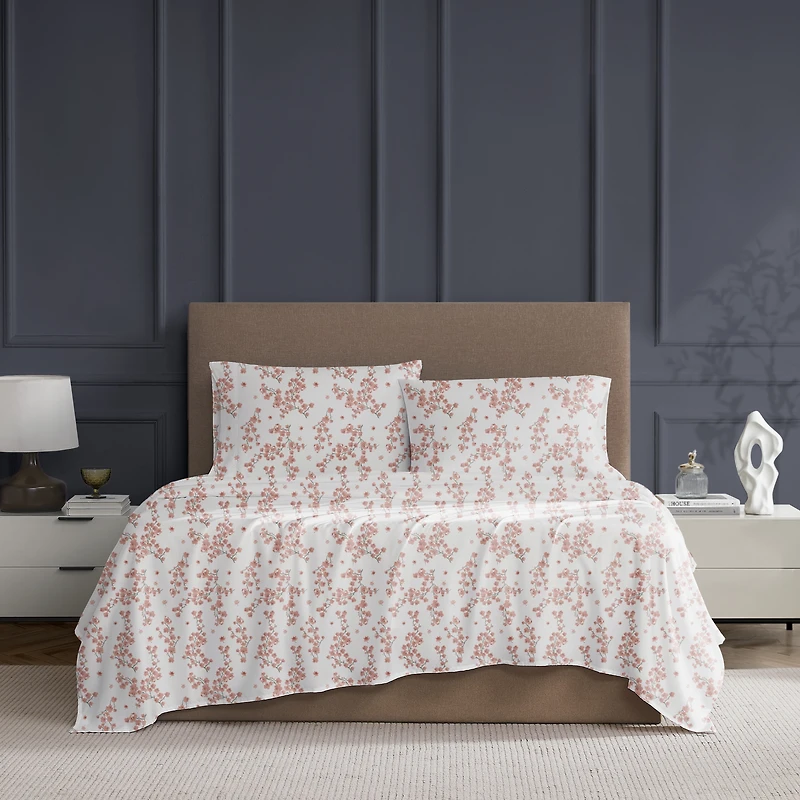 hometrends 400 Thread Count 100% Cotton Sheet Set - Sateen, Size: Twin - King