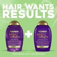 OGX Biotin & Collagen Extra Strength Volumizing Conditioner, 385 ml