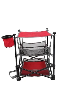 Table pliante Ozark Trail, Rouge, Porte-gobelet, Camping en plein air