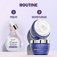 Olay Super Serum Night Repair with Salicylic Acid, Niacinamide, Lactic Acid, and Glycerin Peptide, 30ML
