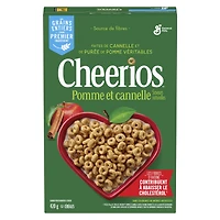 Cheerios Pommes et Cannelle, Céréales à Base de Grains Entiers, 420 g