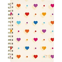 2026-2027 Mead Coloured Hearts Small Weekly and Monthly Academic Year Planner