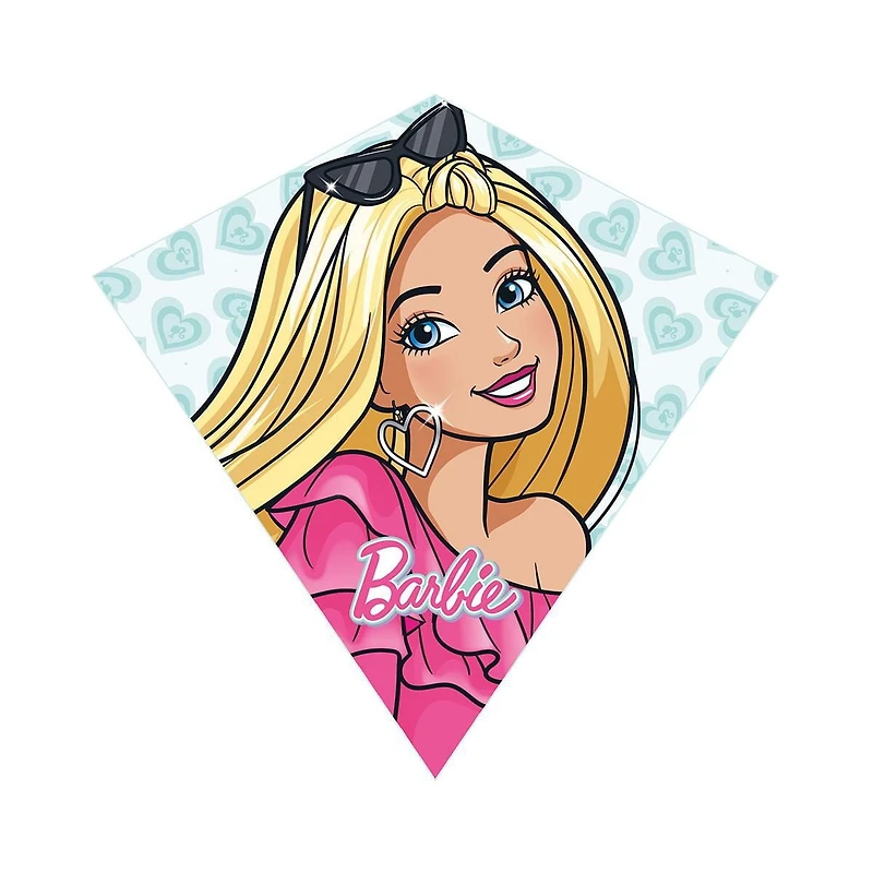 X Kites Licensed 25 inch Deluxe Nylon Diamond Kite - Barbie