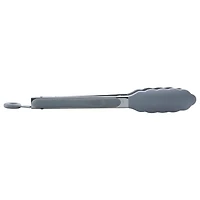 Mainstays 9" Stainless Steel Locking Tongs with Silicone Head, Navy, Grey, or Teal