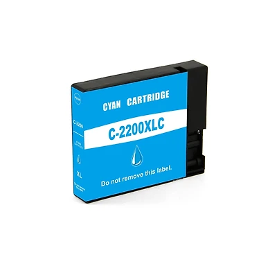 L-ink PGI-2200XL Cartouche à Jet d'encres Cyan Compatible (PGI2200XL)(9268B001)