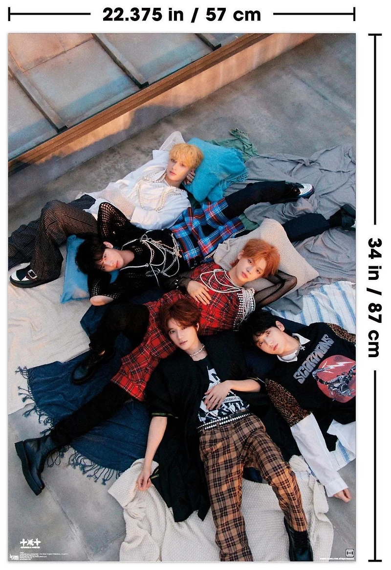 TXT TOMORROW X TOGETHER - The Name Chapter: FREEFALL - CLARITY Wall Poster, 22.375" x 34"