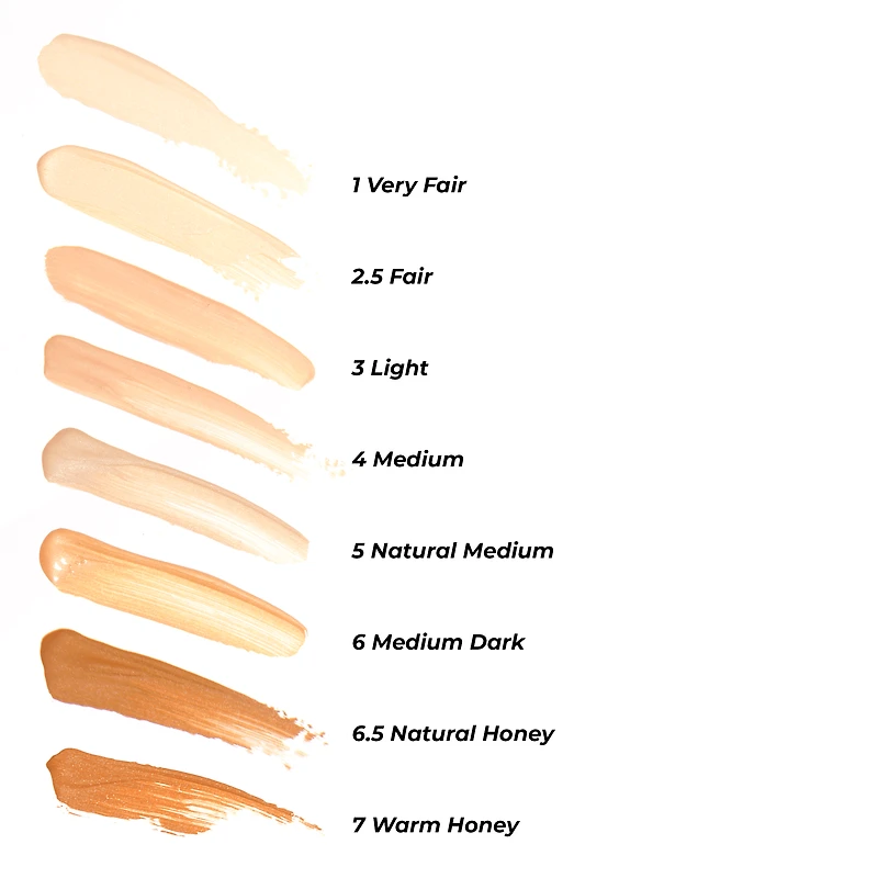 MCoBeauty - Éclat impeccable - Filtre peau lumineuse - Fond de teint 4 en 1 - 3,5 Clair/Moyen - 30 ml