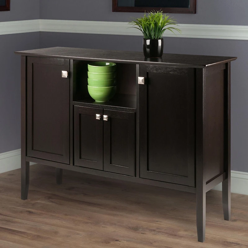 Winsome Melba Buffet Cabinet/Sideboard, Coffee Finish