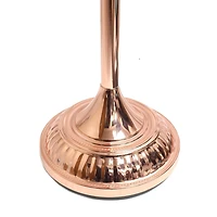 Elegant Designs 1 Light Torchiere Floor Lamp with Marbleized White Glass Shade