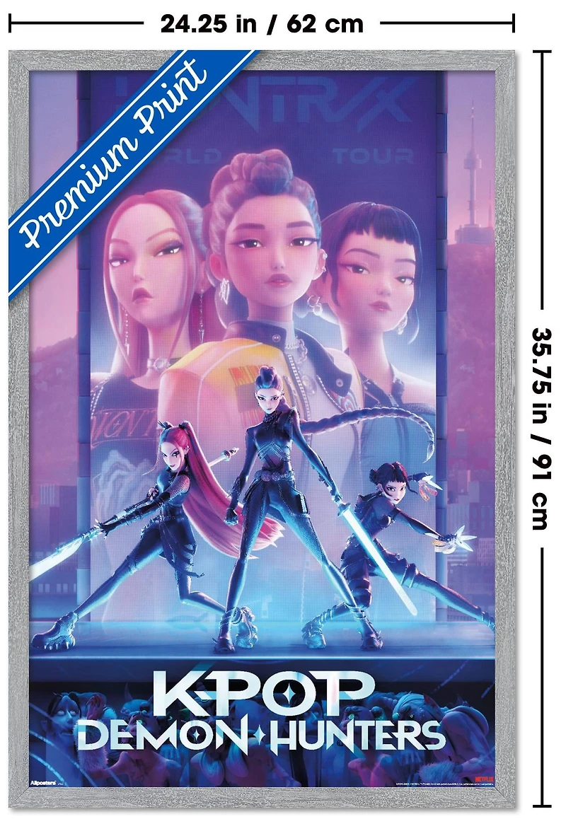 Netflix KPop Demon Hunters (2025) - One Sheet Wall Poster