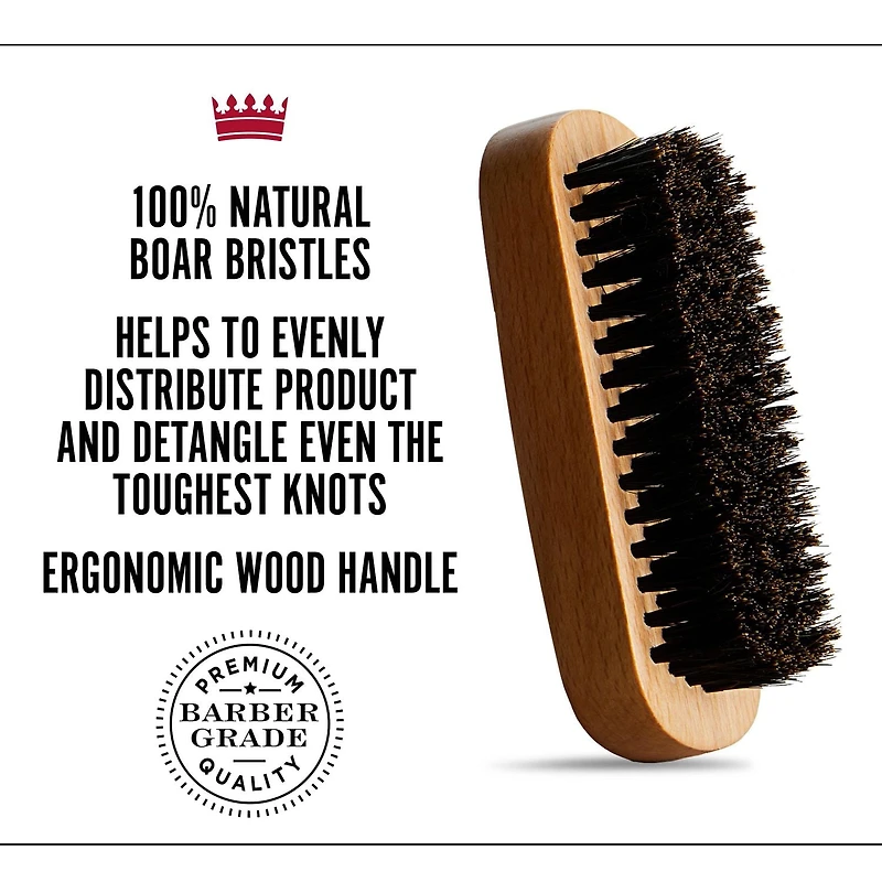 Cremo beard brush,100% Boar Bristle beard brush, ideal for grooming, shaping and styling beards of all sizes.