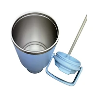 MAINSTAYS 30oz acier inoxydable Tumbler bleu, taille: 9,48 pouces (H) * 3,14 pouces (Dia) MAINSTAYS 30oz acier inoxydable Tumbler bleu
