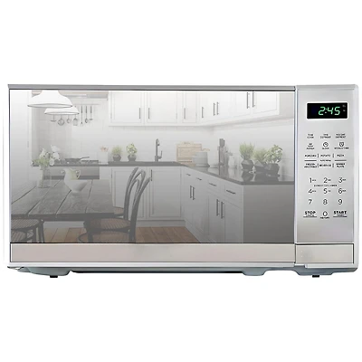 Total Chef Micro-ondes 700 watts avec commandes numériques (0,7 pi³ / 20 Litres), micro-ondes compact pour repas rapides