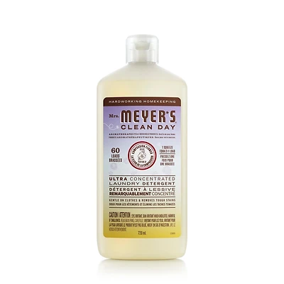 Mrs. Meyer's Clean Day Détergent à Lessive Ultra Concentré 60 Brassées, Parfum Fleur de Compassion