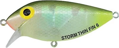 Poisson nageur Storm Original ThinFin 2-1/2 po., Olive Chartreuse Glow