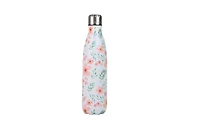 Home Trends Bouteille d'eau à double paroi de 0,5L floral