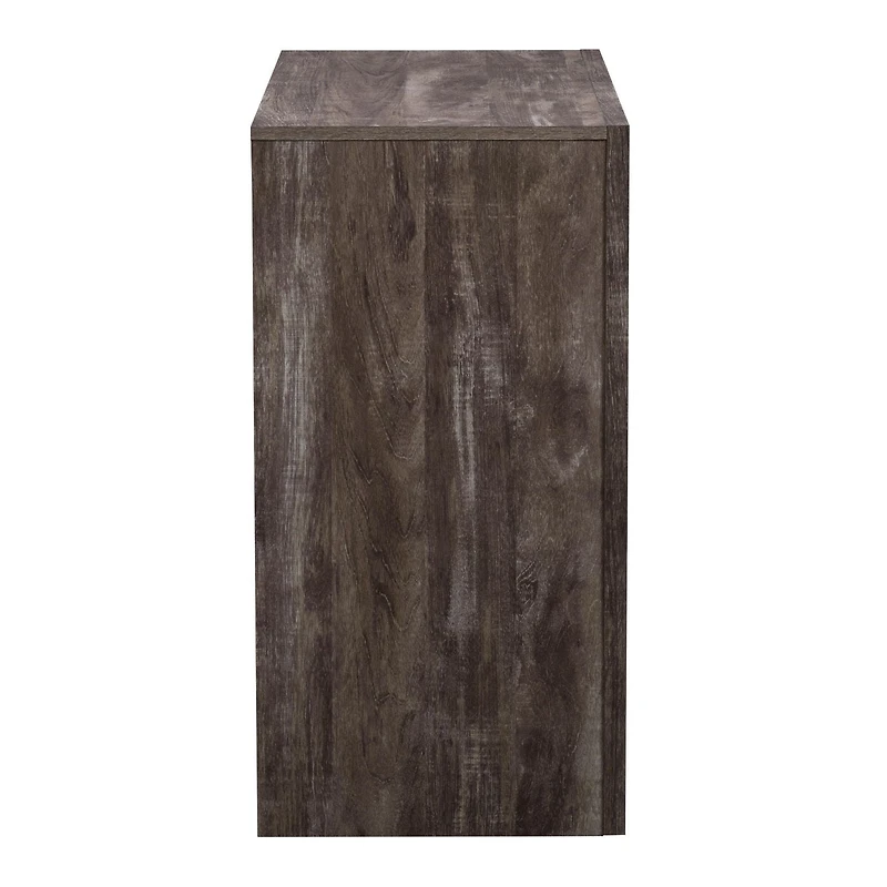 CorLiving Newport Mid Century Modern Engineered Wood 5 Drawer Adult Dresser, Brown