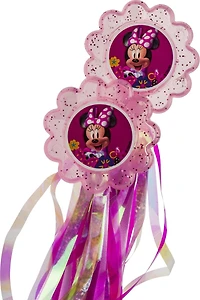 Bell Sports Panier de vélo moulé rose 3D et banderoles Minnie Panier de guidon