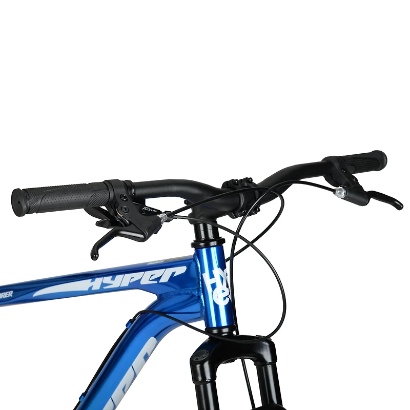 Hyper Bicycles 29” Explorer Mountain Bike, Adults 14+ Years, Hard Tail, Blue, 29" EXPLORER BLUE