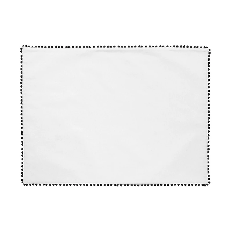 Thyme & Table Placemat, White Pom, Textiles