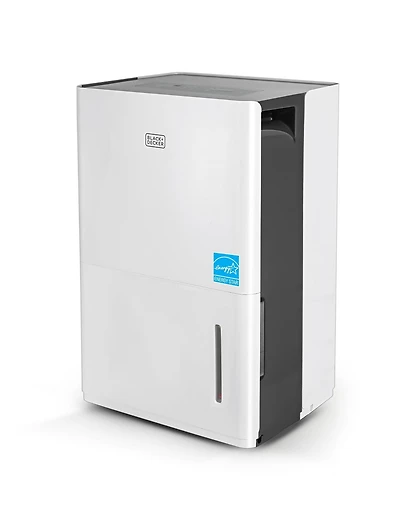 Déshumidificateur pour grands espaces et sous - sols Black + Decker 3000 pieds carrés, certifié Energy Star, bd30mwsa, blanc