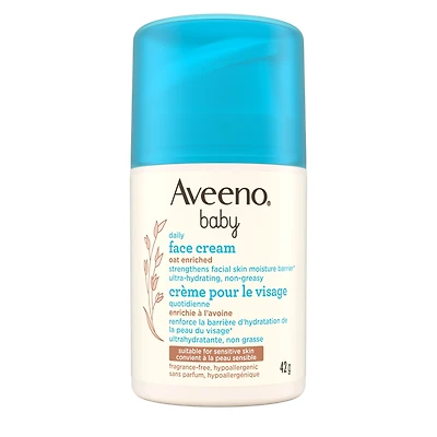 Crème quotidienne pour le visage pour bébés Aveeno, 42 g