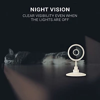 Instachew Purrsight Mini Wi-Fi HD Pet Camera, White