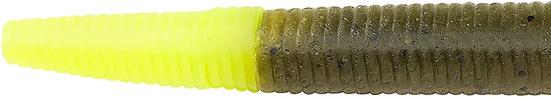 Berkley PBTG5-GPC PowerBait General Soft Stick Bait, Classic Wiggle Action, New Colours.  5-1/4" 8ct.  Green Pumpkin/Chartreuse, PowerBait General Soft Stick Bait, Green Pumpkin/Chartreuse