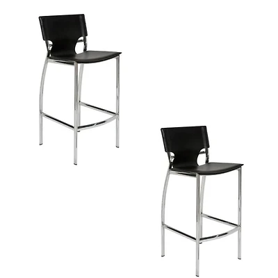 Tabouret Mattear (26") en noir ENSEMBLE DE 2