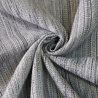 Loft Living Flick, assombrissant panneau de rideau jacquard texturé à oeillets 52" x 84", gris fossile