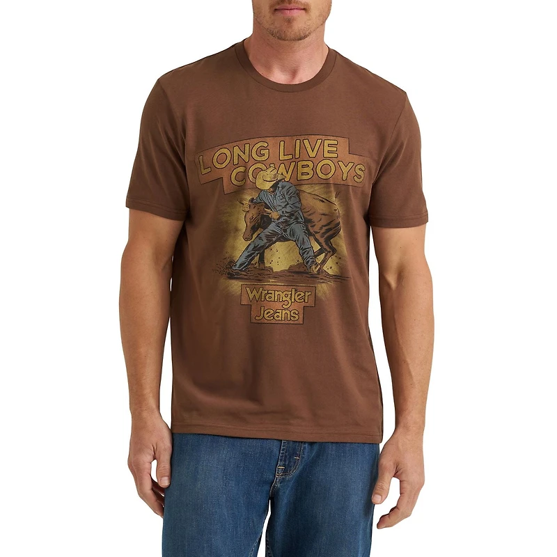 T-shirt à manches courtes graphique Wrangler® pour hommes WRANGLER WRG TEE MC