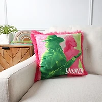 Oreiller en fourrure funky pour enfants Wicked Movie, 18 po x 18 po