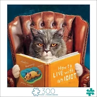 Buffalo Games - Art of Play - How To Live With An Idiot - 300 Piece Jigsaw Puzzle