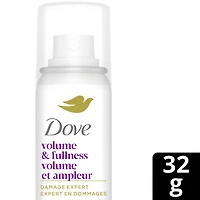 Dove Advanced Dry Shampoo Refresh & Revive Flat Hair Without Water Volume & Fullness Without Water for 2 Days of Freshness & Bounce 32g, 32 g Dry Shampoo