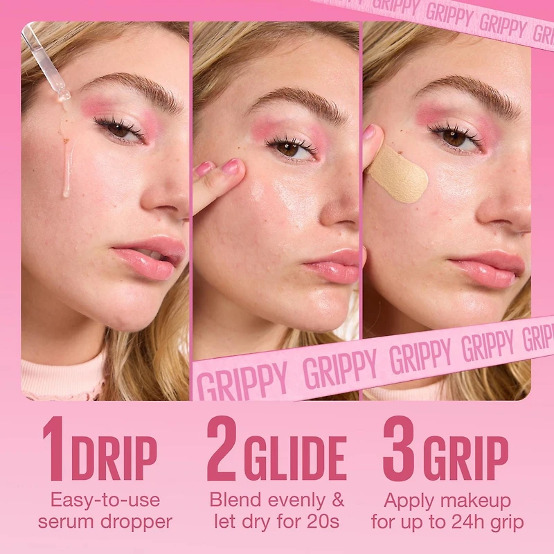 Grippy Serum Face Primer, 24 hour Hydrating Makeup Primer
