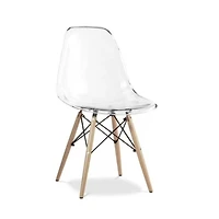 Chaise en bois clair de la collection Heavenly ENSEMBLE DE 3