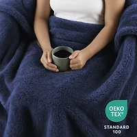 Couverture chauffante électrique Sunbeam Arctic Plush Eco, 4 réglages de chaleur, arrêt automatique