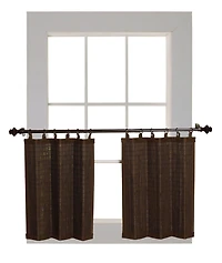 Versailles Brise-Brise en Bois de Bambou à Anneaux 48po x 24po