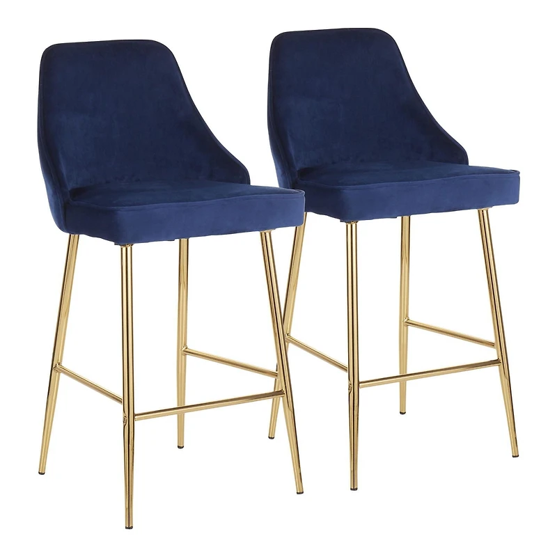 Marcel Glam Counter Stool by LumiSource